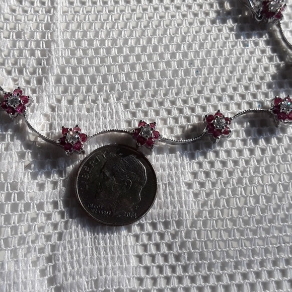 COPY - Lia Sophia Fushia Flower Bracelet NWT - Picture 5 of 6